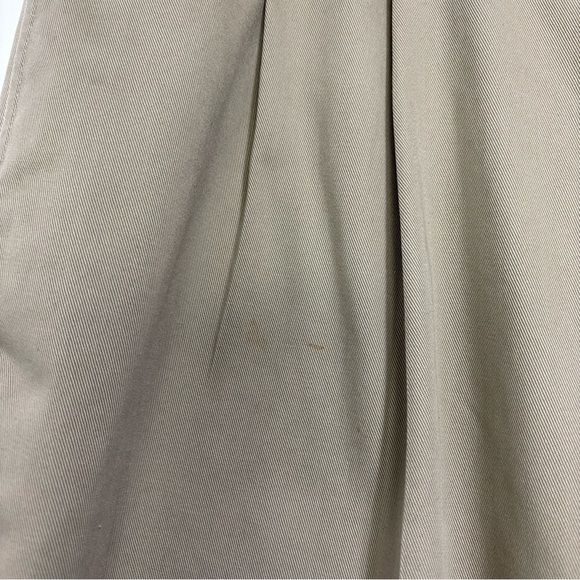 Brooks Brothers Advantage Chino Elliot Men 38X32 Cotton Pleated Pants Cuffed Hem - Picture 3 of 16